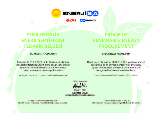 Arlight Aydinlatma Yenilenebilir Enerji (1)